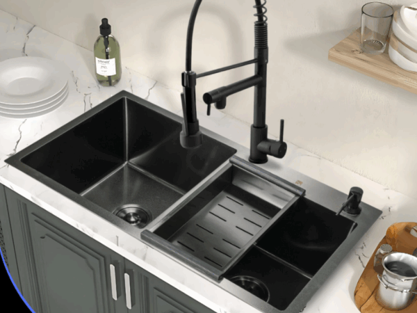 Por que o inox é o material ideal para sua cuba dupla?